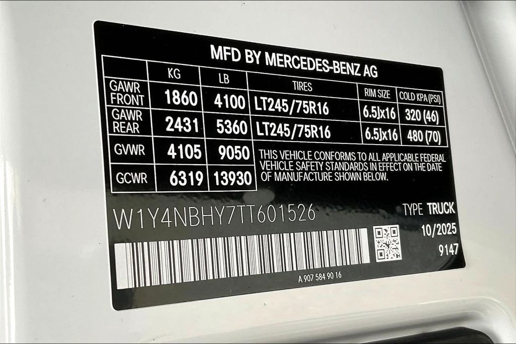 2026 Mercedes-Benz Sprinter Cargo Van Base - Photo 24