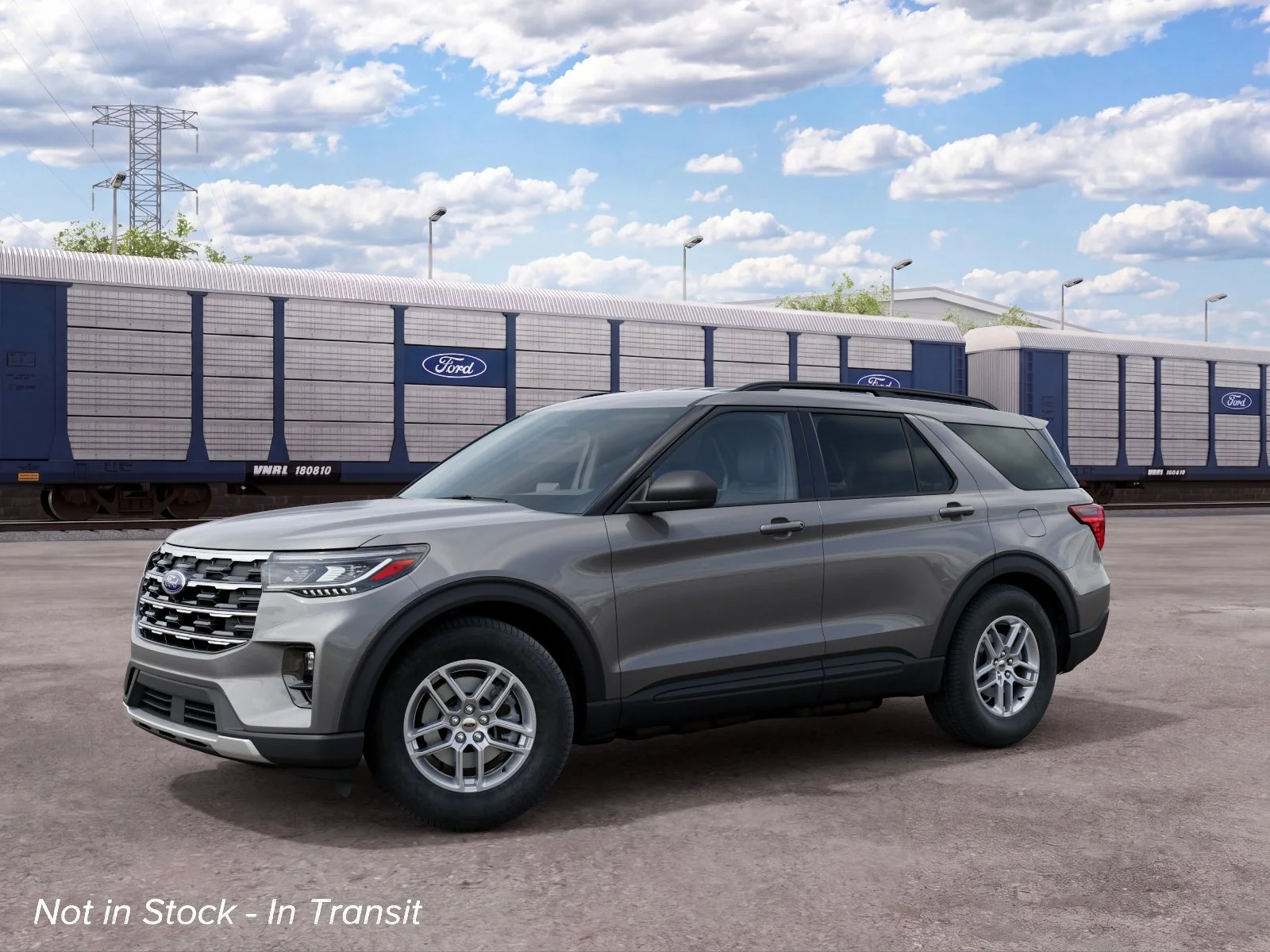 New 2027 Carbonized Gray Metallic Ford Active image 1