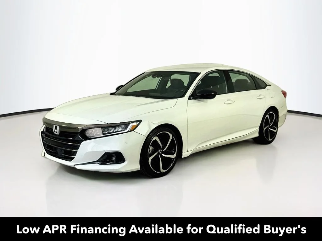 Certified Used 2022 Platinum White Pearl Honda Sport image 3