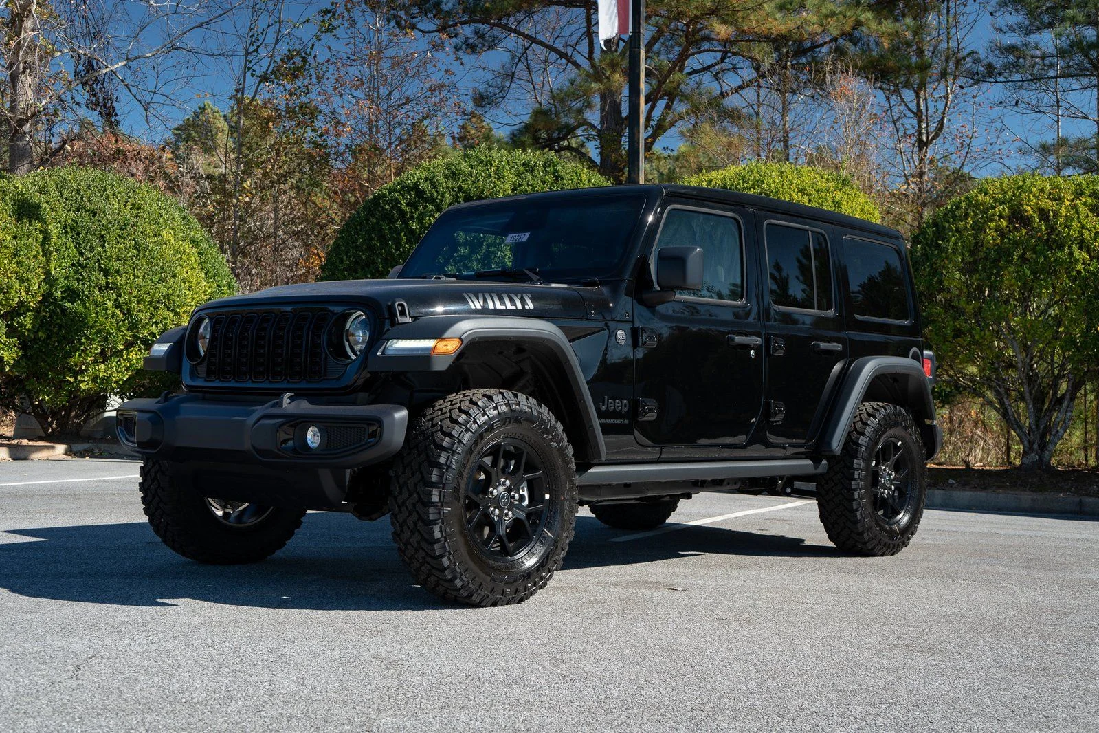 New 2026 Black Jeep Willys image 3