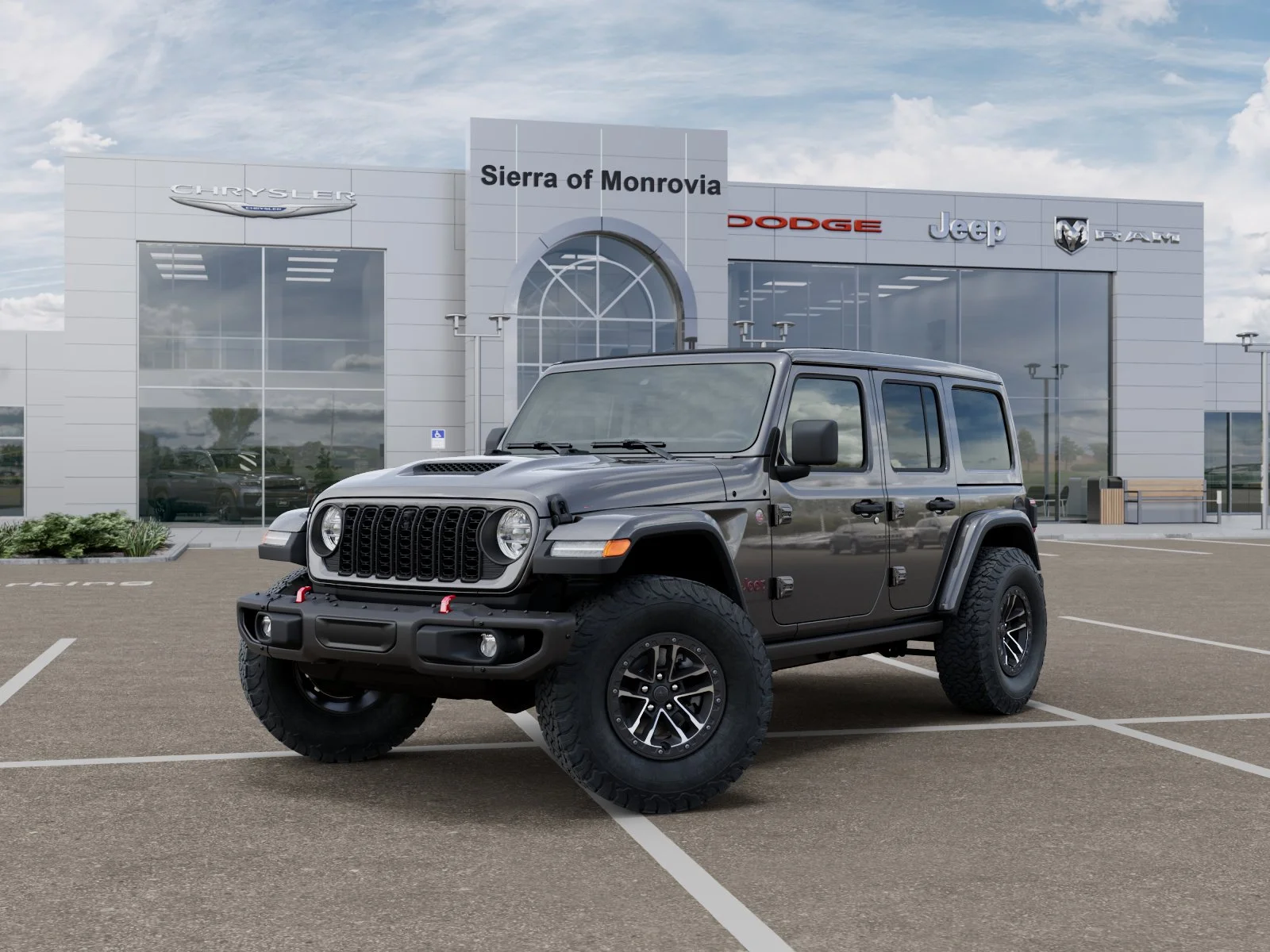 New 2026 Granite Crystal Metallic Clear-Coat Exterior Paint Jeep Rubicon image 1