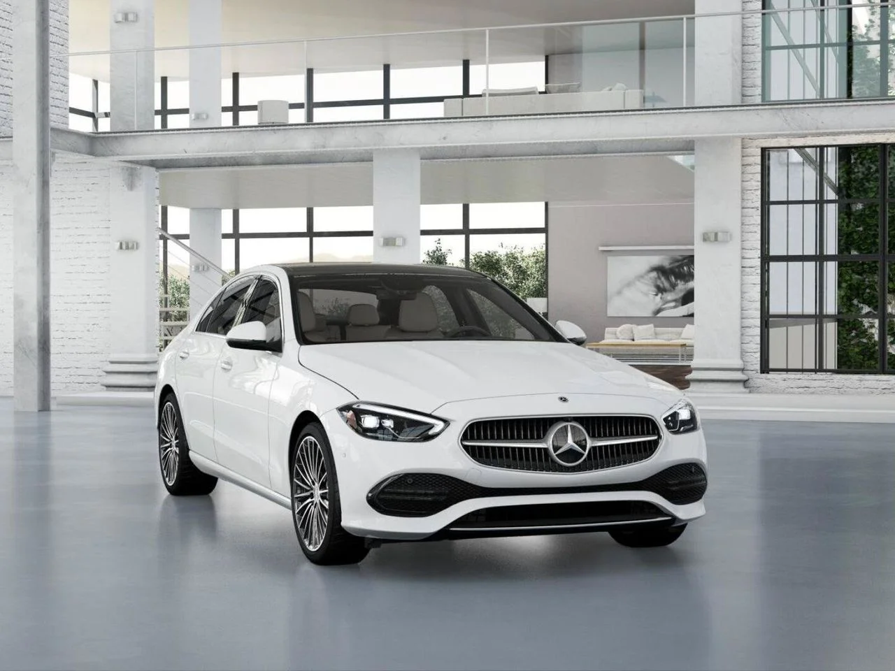 New 2026 Polar White Mercedes-Benz C 300 image 9