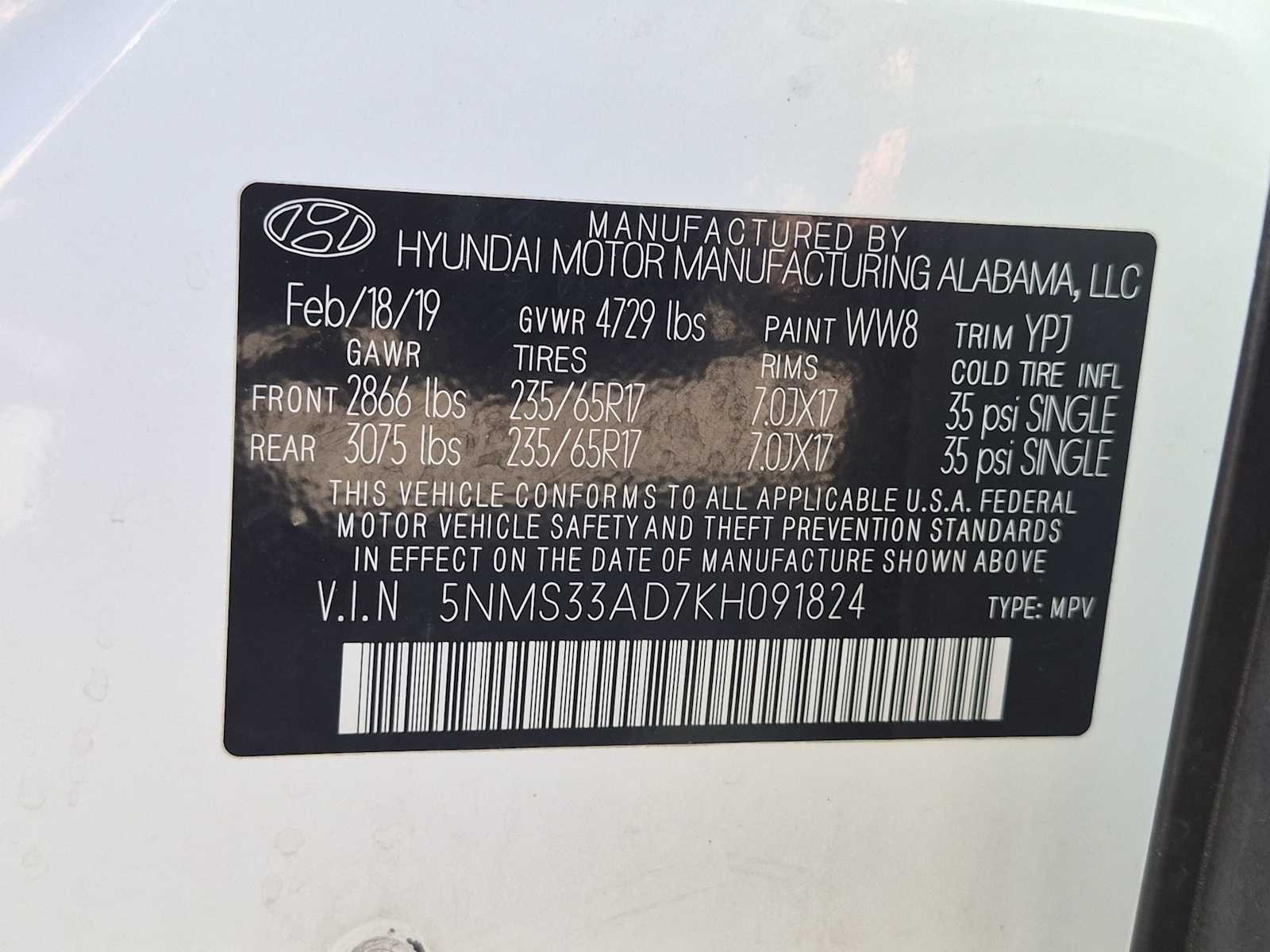 Certified Used 2019 Quartz White Hyundai SEL image 34
