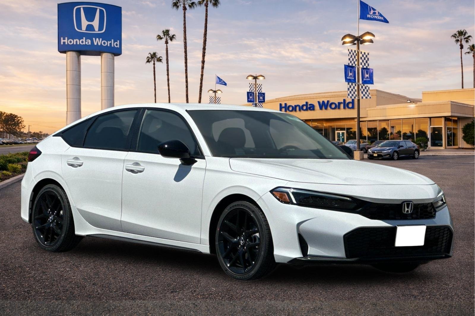 New 2026 Platinum White Pearl Honda Sport image 2