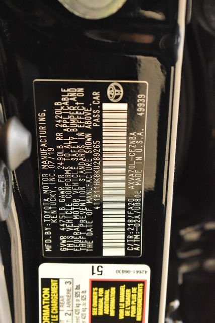 Used 2019 Black Toyota LE image 25