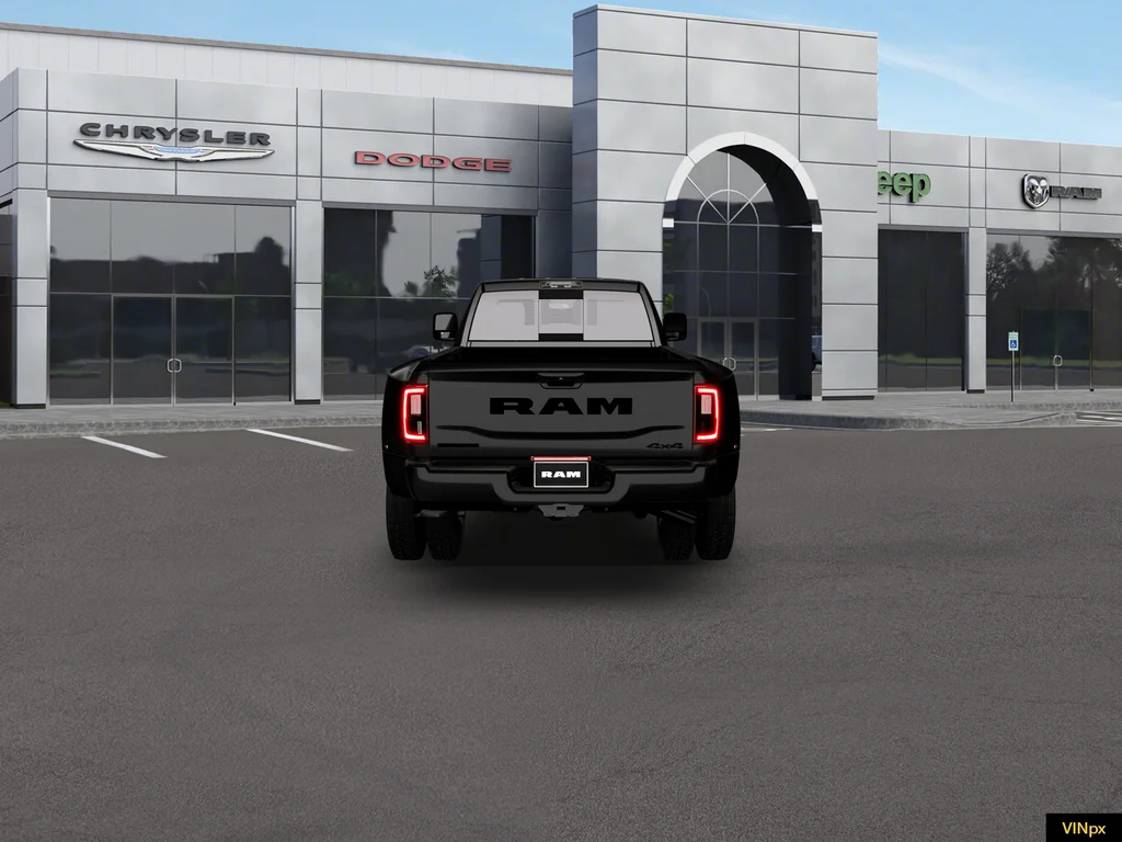 New 2026 Diamond Black Crystal Pearl-Coat Exterior Paint RAM Big Horn Night Edition image 5