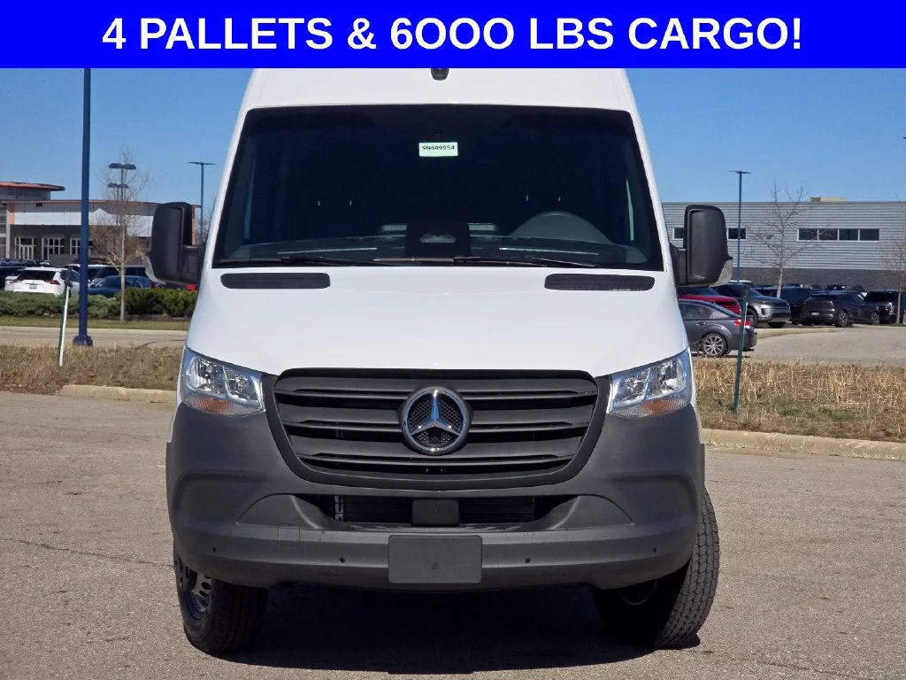 New 2026 Arctic White Mercedes-Benz Extended Cargo Van 170 in. WB image 8
