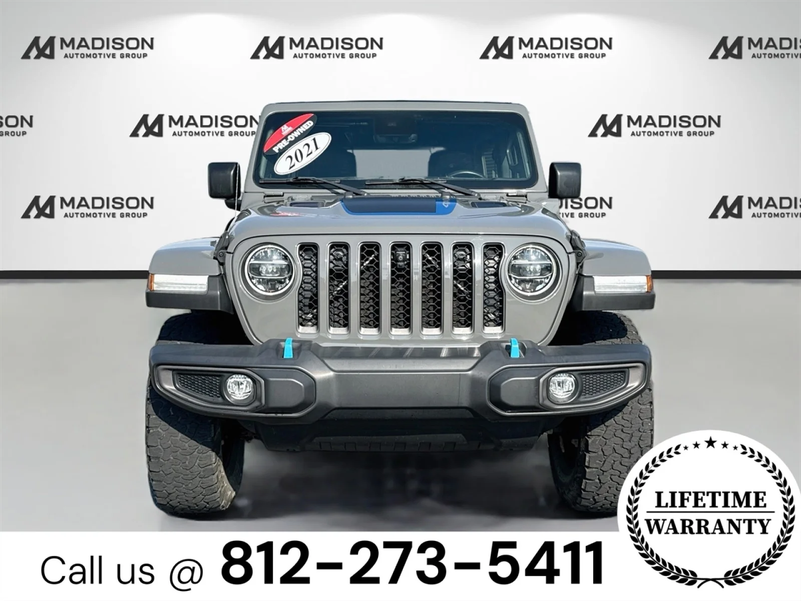 Used 2021 Gray Jeep Unlimited Rubicon image 2