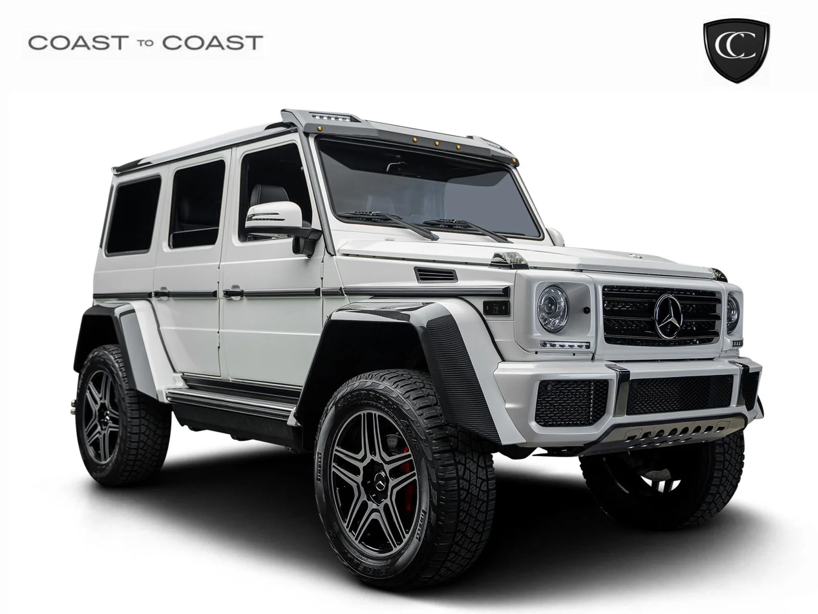 Used 2017 White Mercedes-Benz G 550 Squared image 1