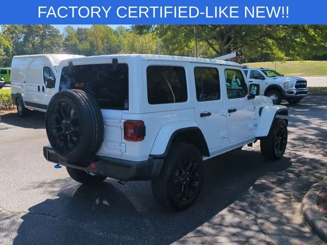 Used 2024 White Jeep Sahara 4xe image 5