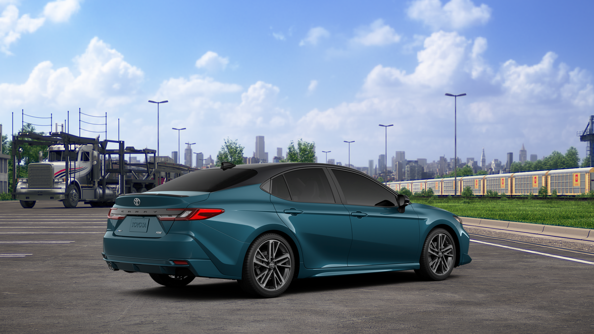 New 2026 Ocean Gem with Midnight Black Metallic roof Toyota XSE image 10