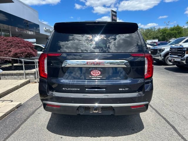 Used 2022 Midnight Blue Metallic GMC SLT image 4