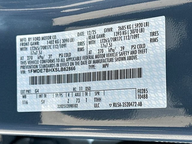 New 2025 Azure Gray Metallic Ford Big Bend image 20