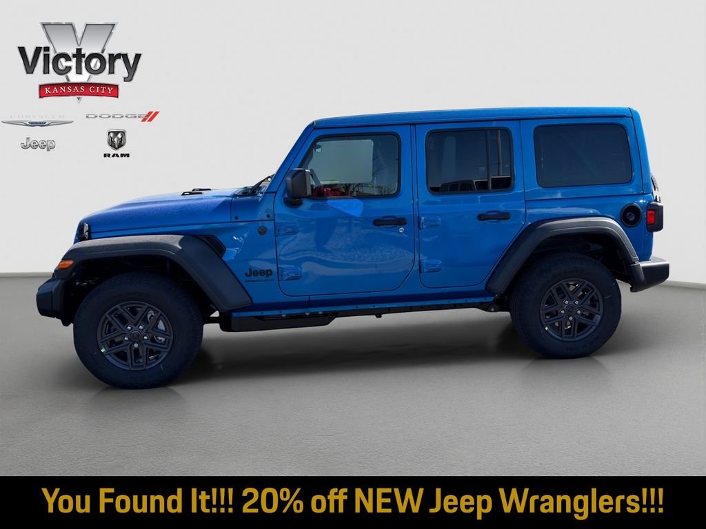 New 2026 Hydro Blue Pearl-Coat Exterior Paint Jeep Sport S image 4