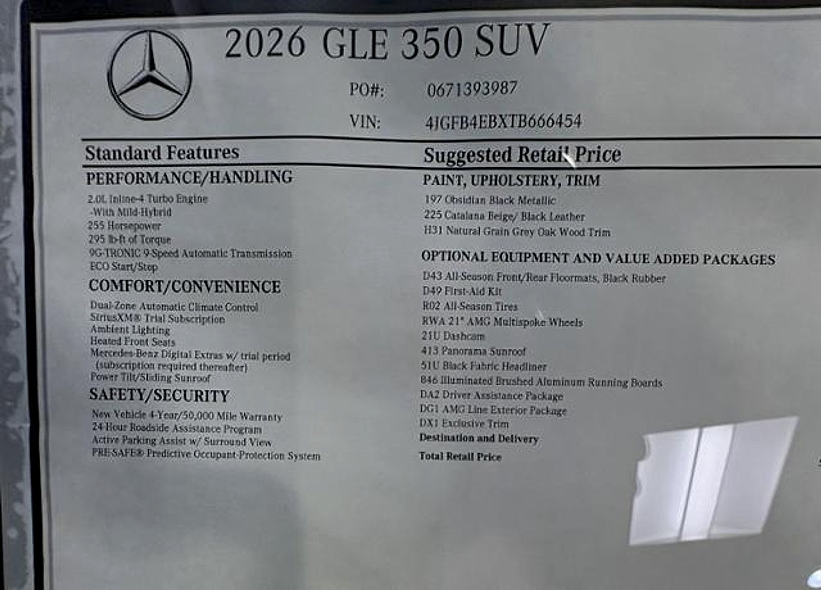 New 2026 Obsidian Black Metallic Mercedes-Benz  image 2