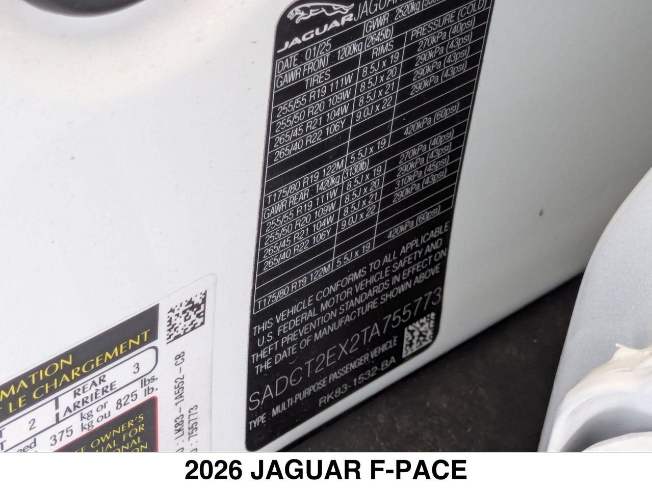2026 Jaguar F-Pace R-Dynamic S - Photo 14