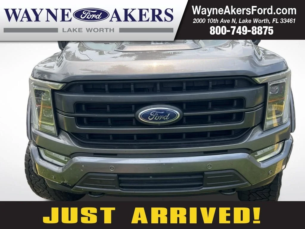 Used 2022 Carbonized Gray Metallic Ford Lariat image 1
