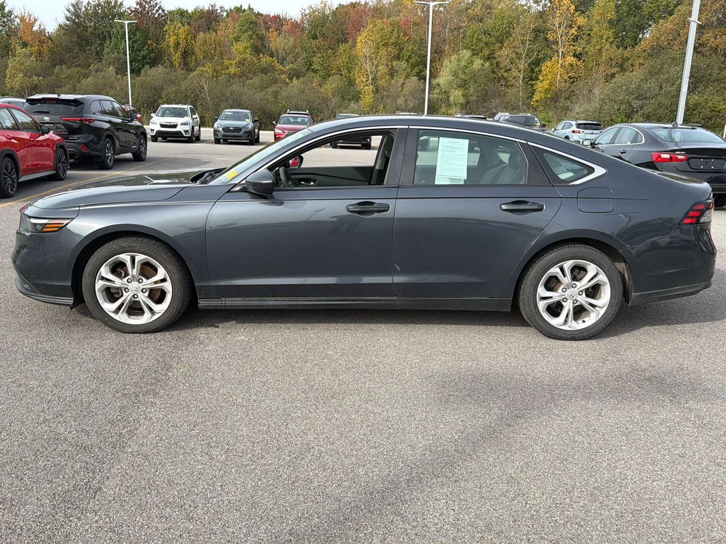 Used 2024 Meteorite Gray Metallic Honda LX image 6