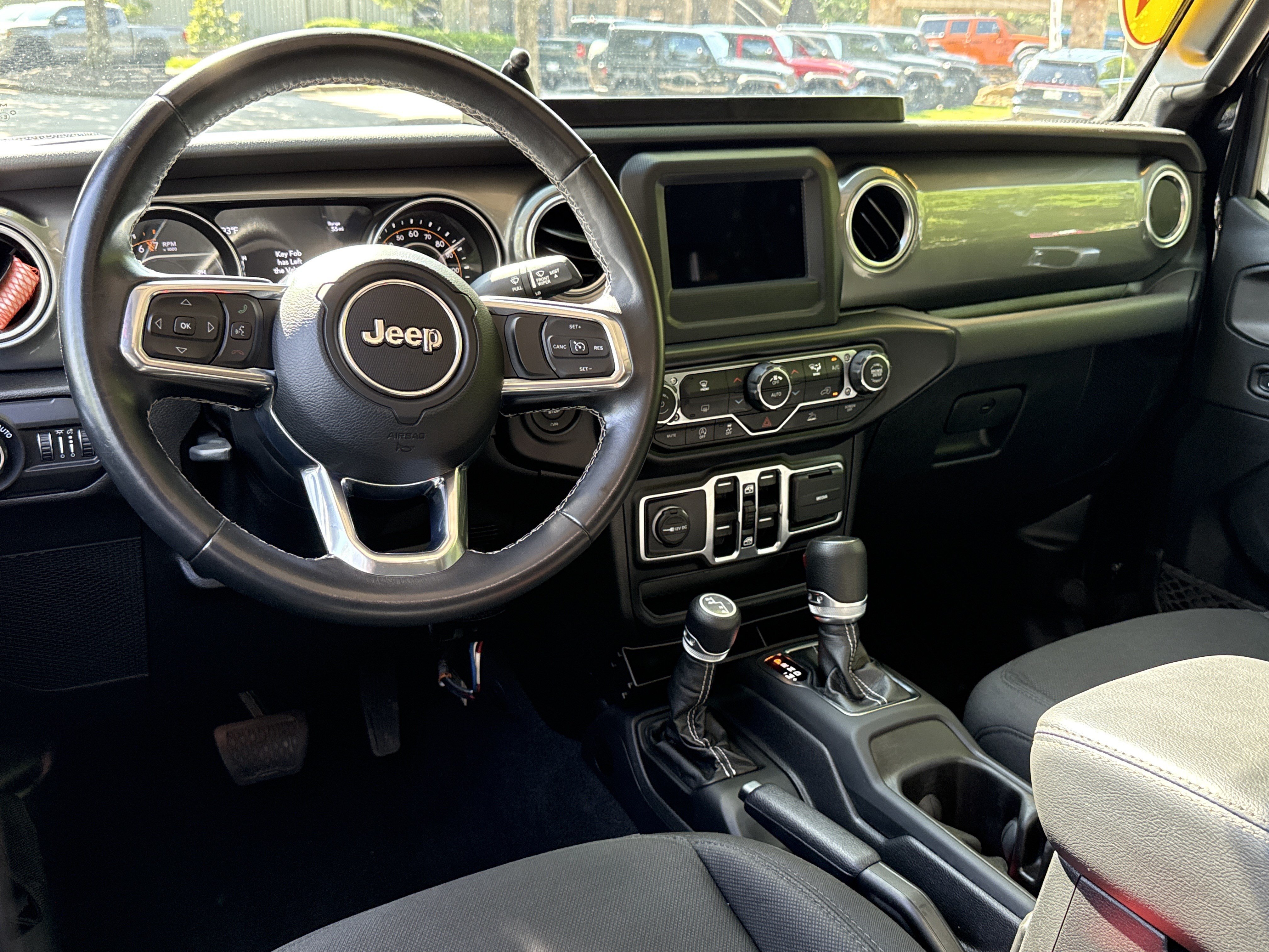 Used 2021 Black Clearcoat Jeep Overland image 23