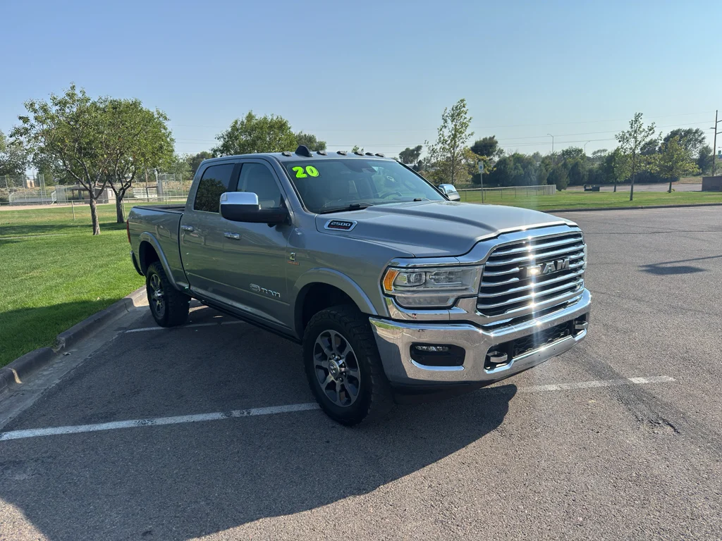 Used 2020 Billet Silver Metallic Clearcoat Ram Longhorn image 7