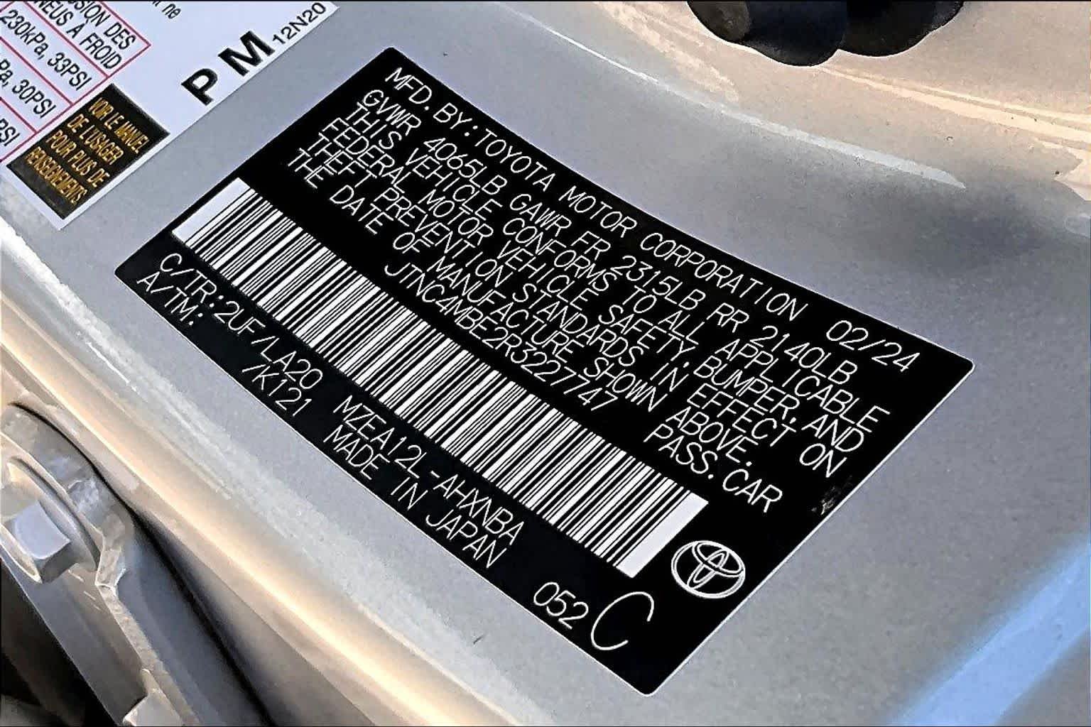 Used 2024 Classic Silver Metallic/Midnight Black Metallic Toyota XSE image 34