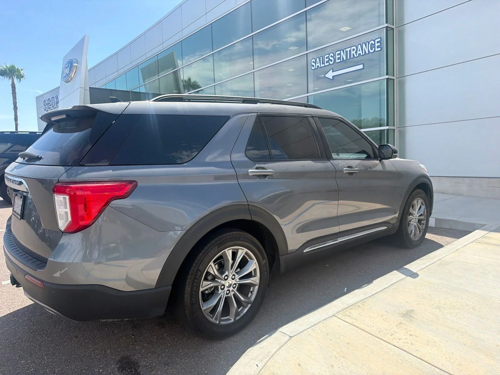 Certified Used 2023 Carbonized Gray Metallic Ford XLT image 6
