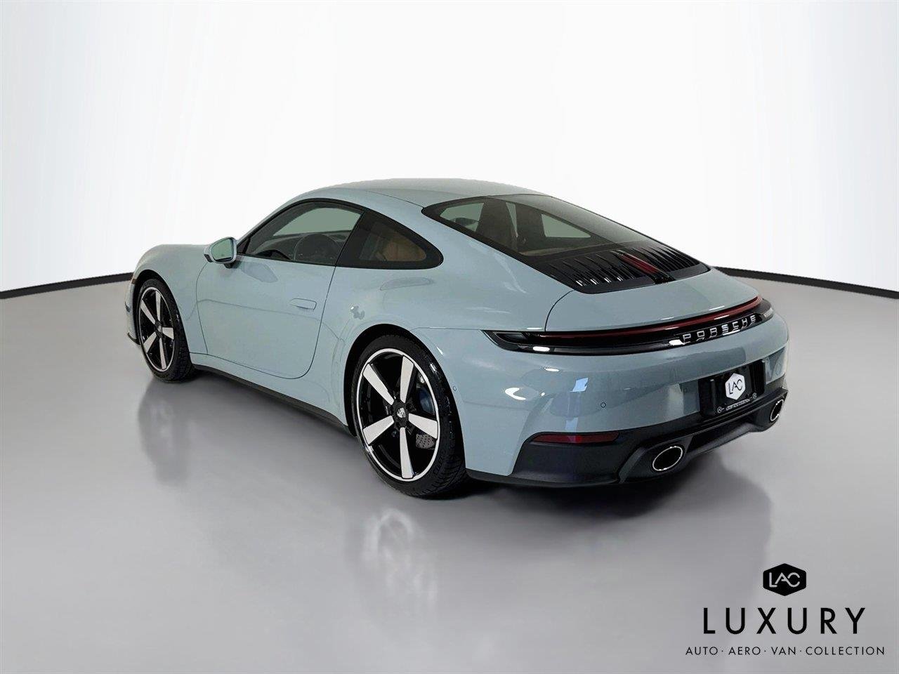 Used 2025 Shade Green Metallic Porsche Carrera | Surround View | Sport Exhaust | BOSE | Classic Wheels image 7