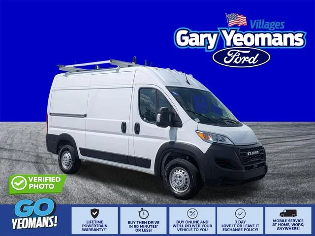 Certified Used 2025 Bright White Clearcoat Ram High Roof image 1