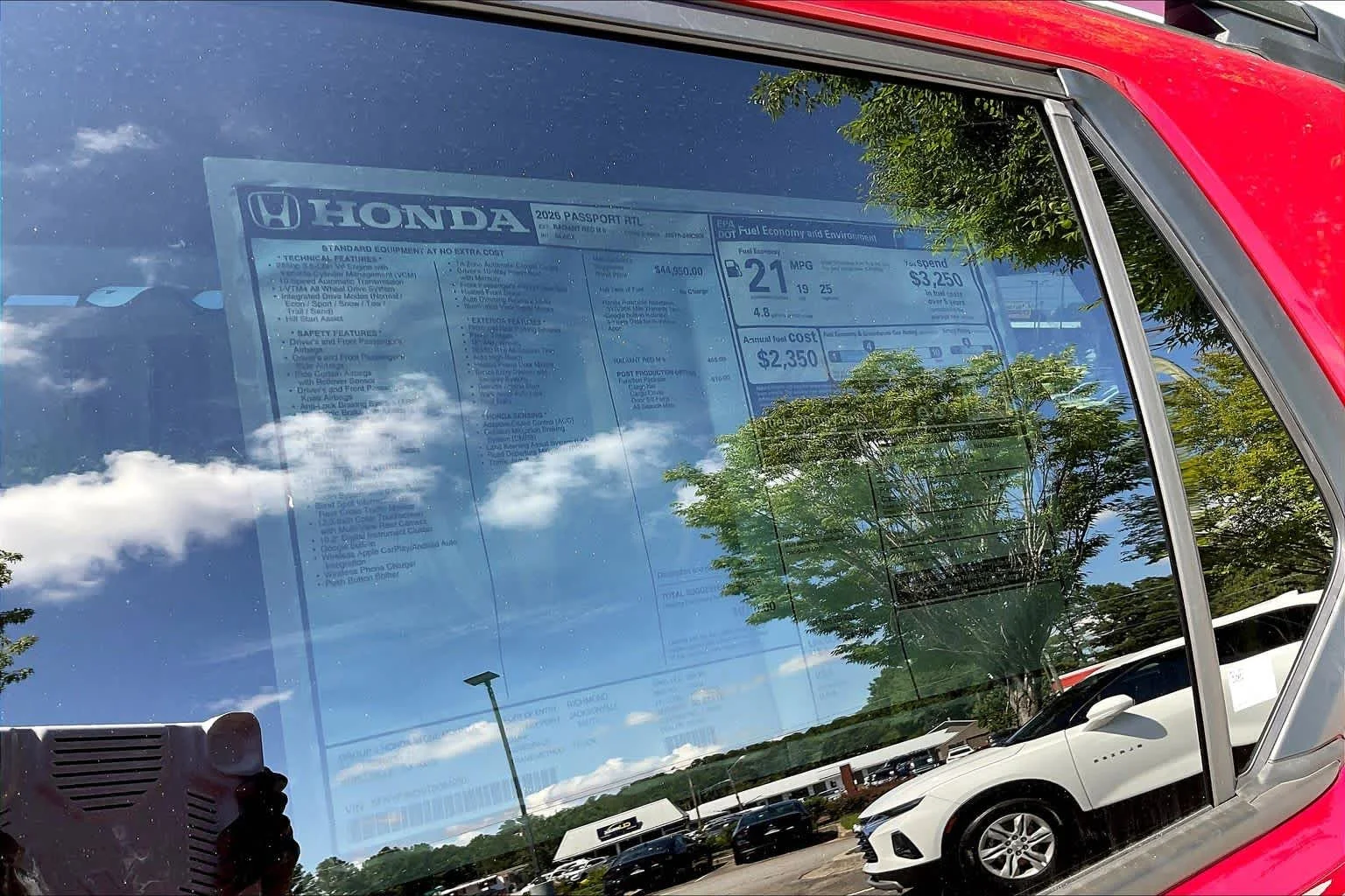 New 2026 Radiant Red Metallic II Honda RTL image 20