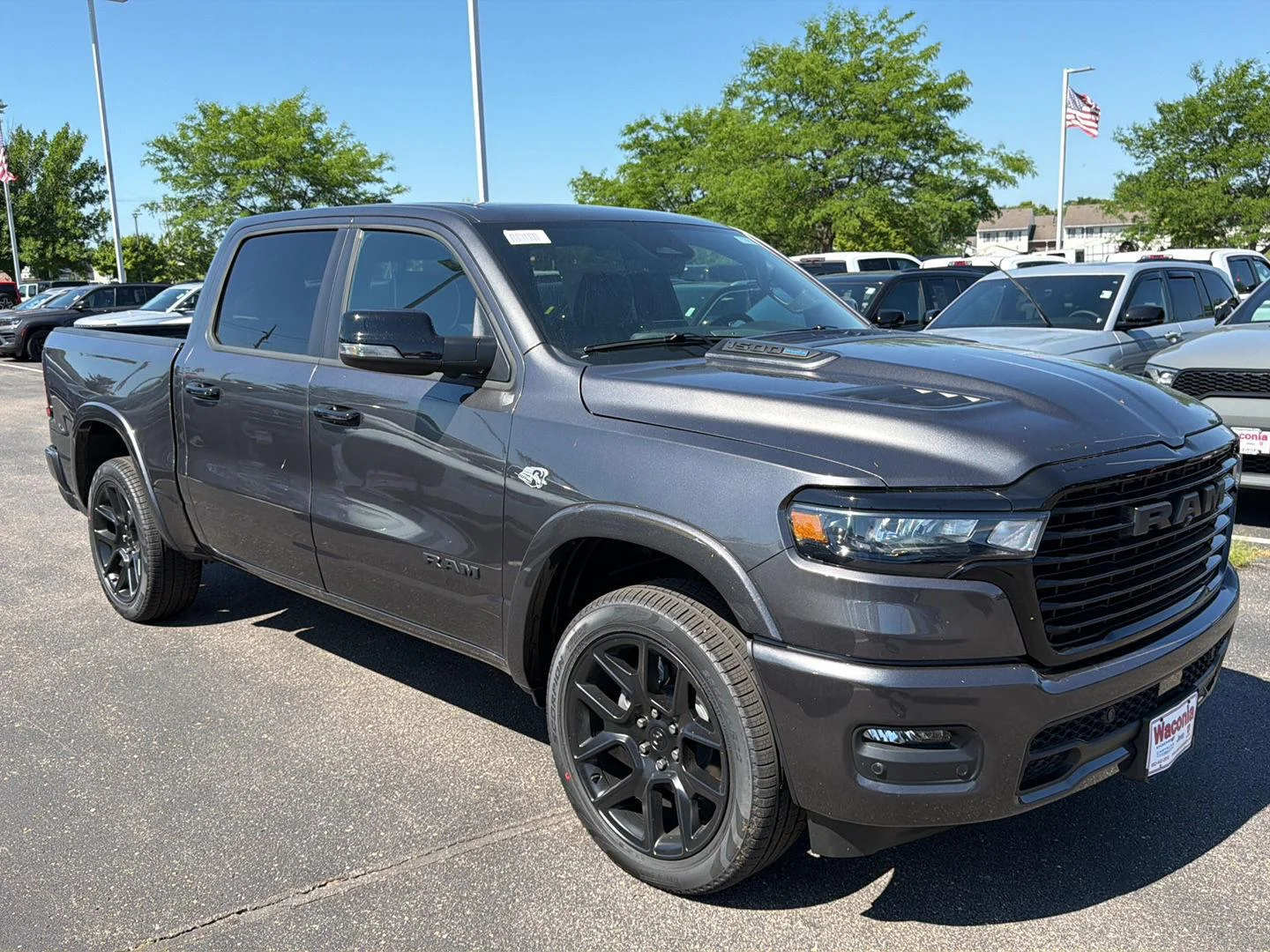 New 2026 Granite Crystal Metallic Clear-Coat Exterior Paint RAM Laramie image 2