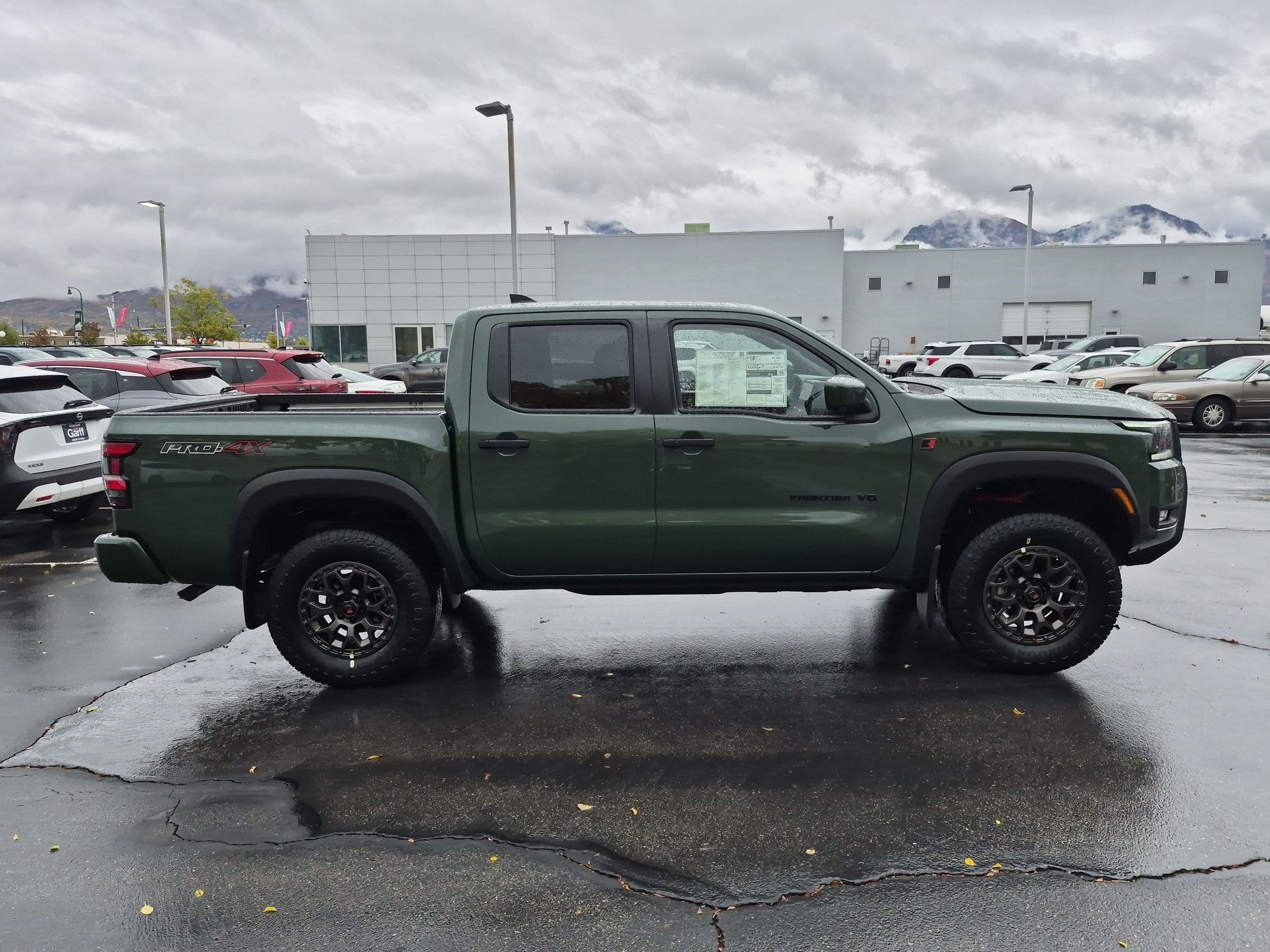 New 2027 Tactical Green Metallic Nissan Crew Cab PRO-4X® R by Roush® image 2