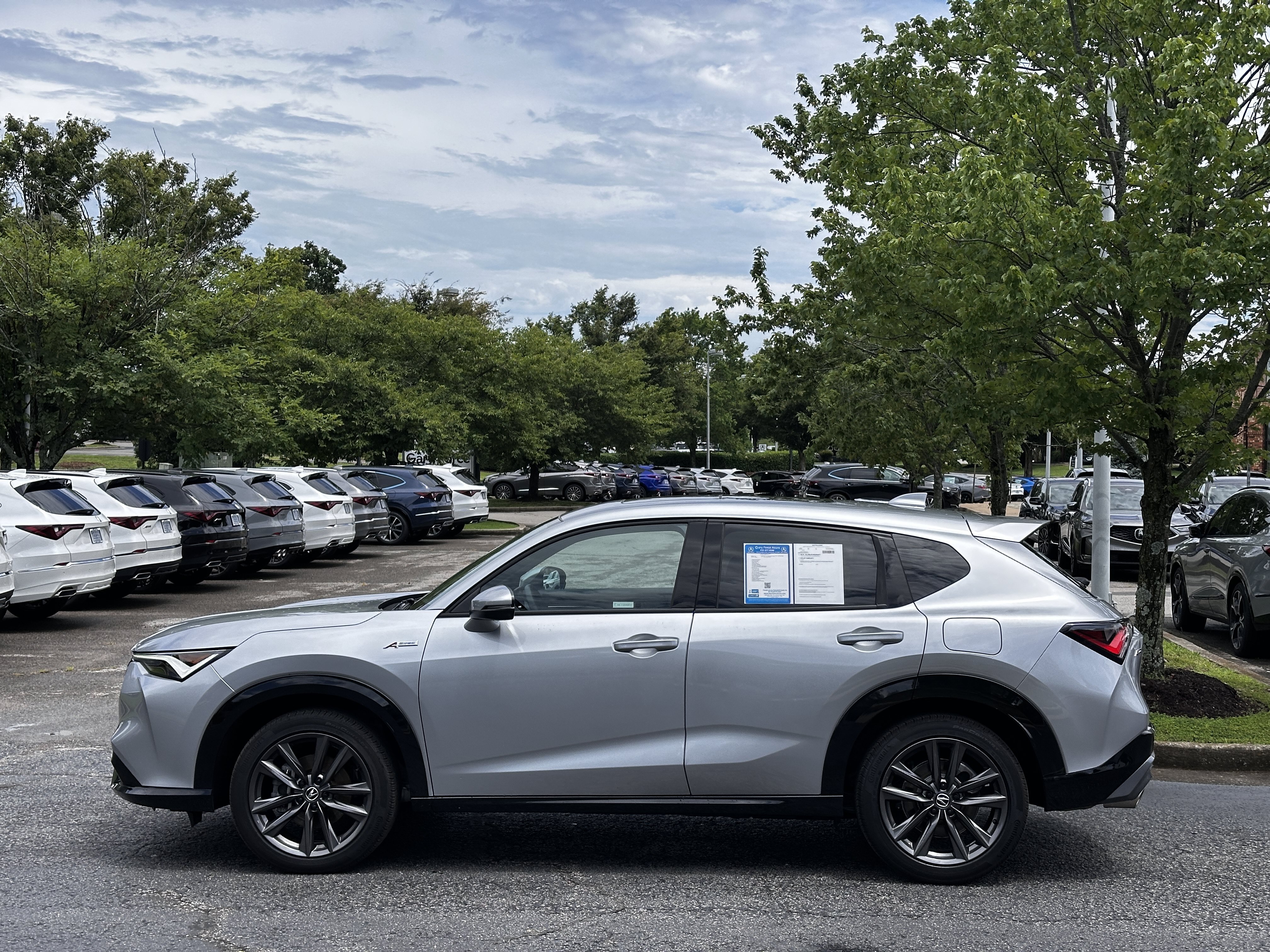 Used 2025 Solar Silver Metallic Acura FWD A-SPEC image 46