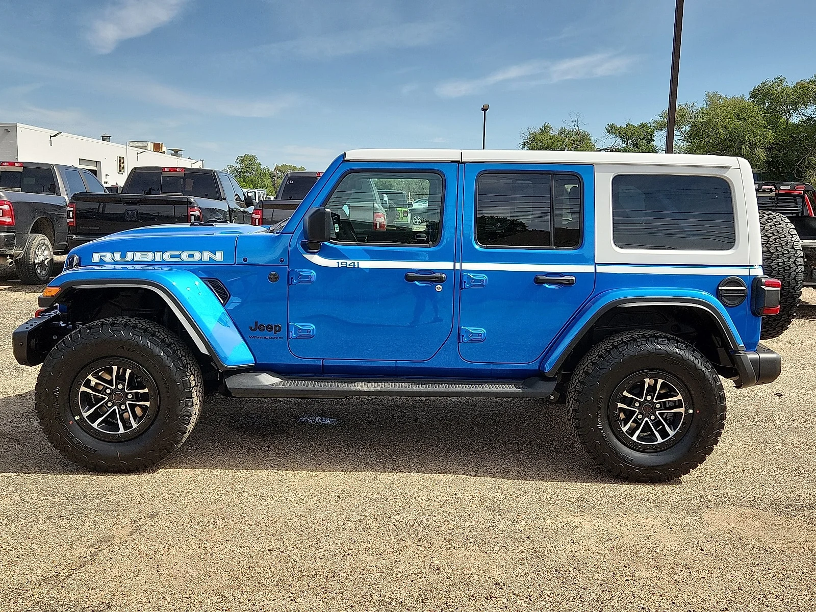 New 2026 PBJ Hydro Blue Jeep 4-DOOR RUBICON image 2