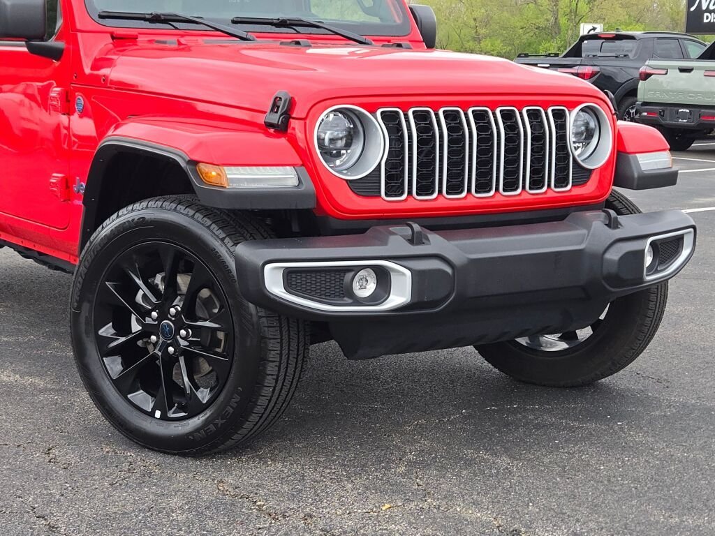 Used 2025 Red Jeep Sahara 4xe image 2