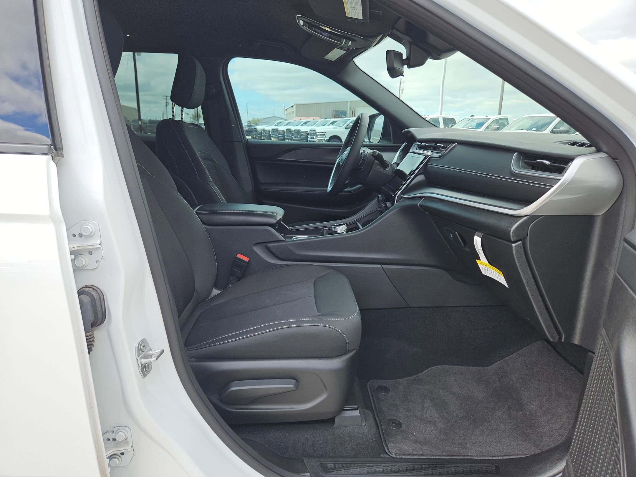 Used 2024 Bright White Clearcoat Jeep Laredo A image 27