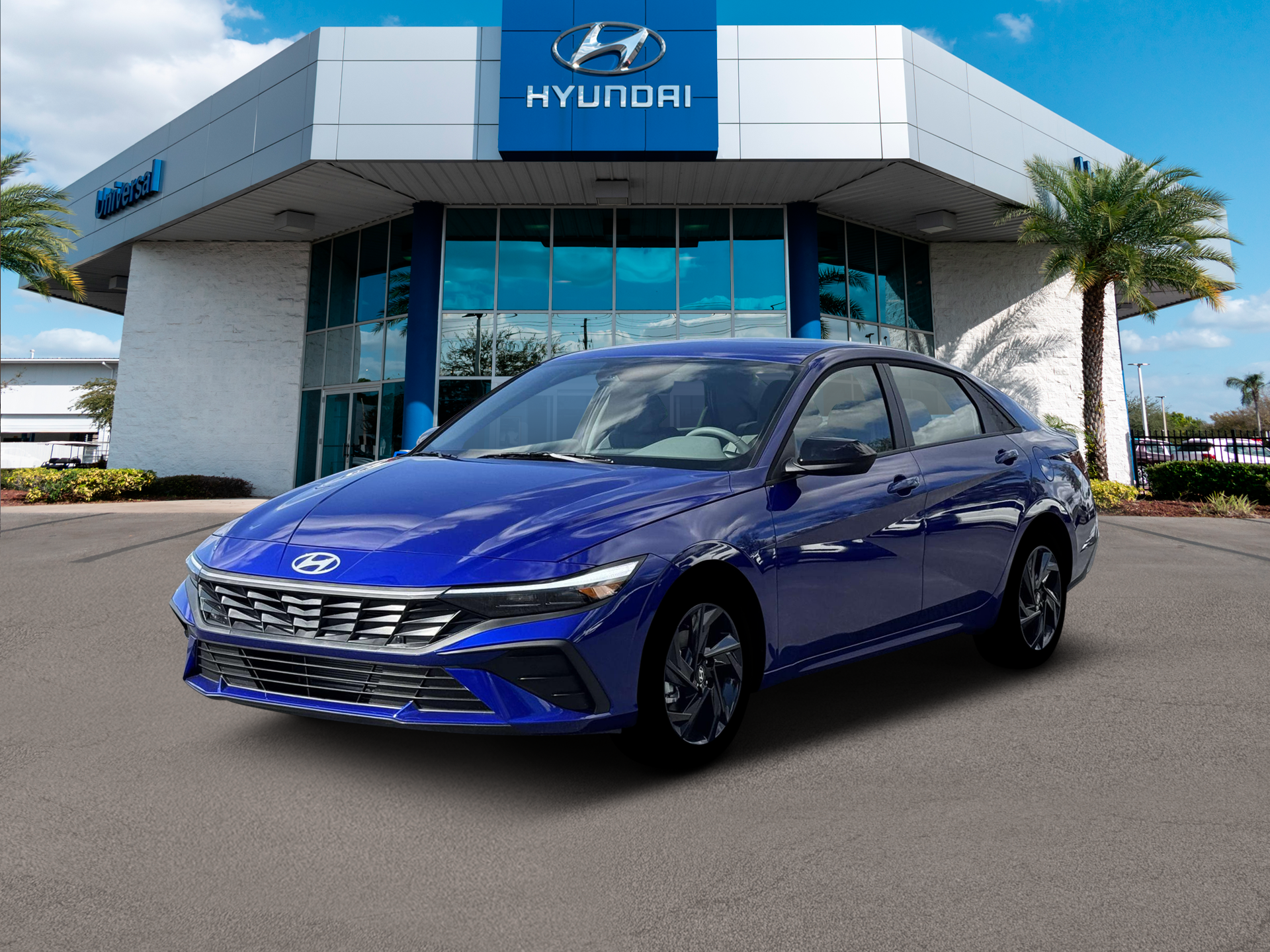 New 2026 Blue Hyundai SEL Sport image 1