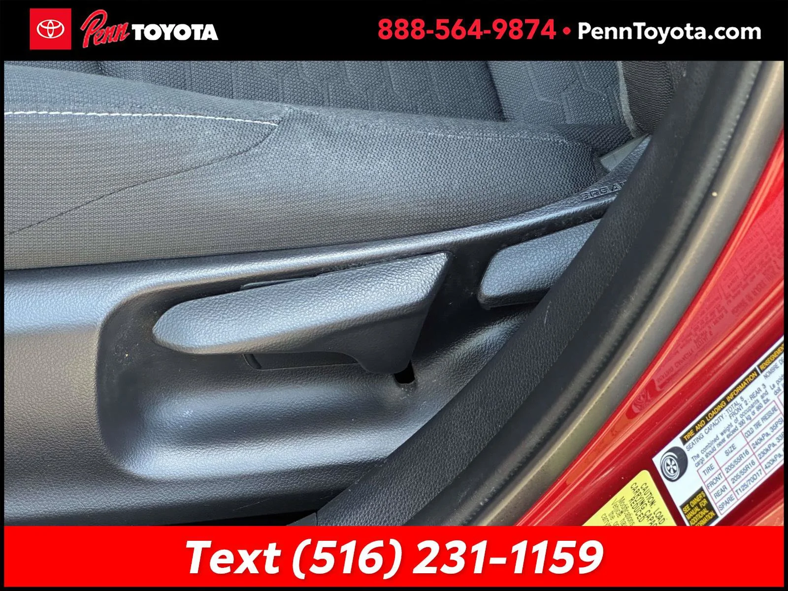 Used 2022 FINISH LINE RED Toyota SE image 17