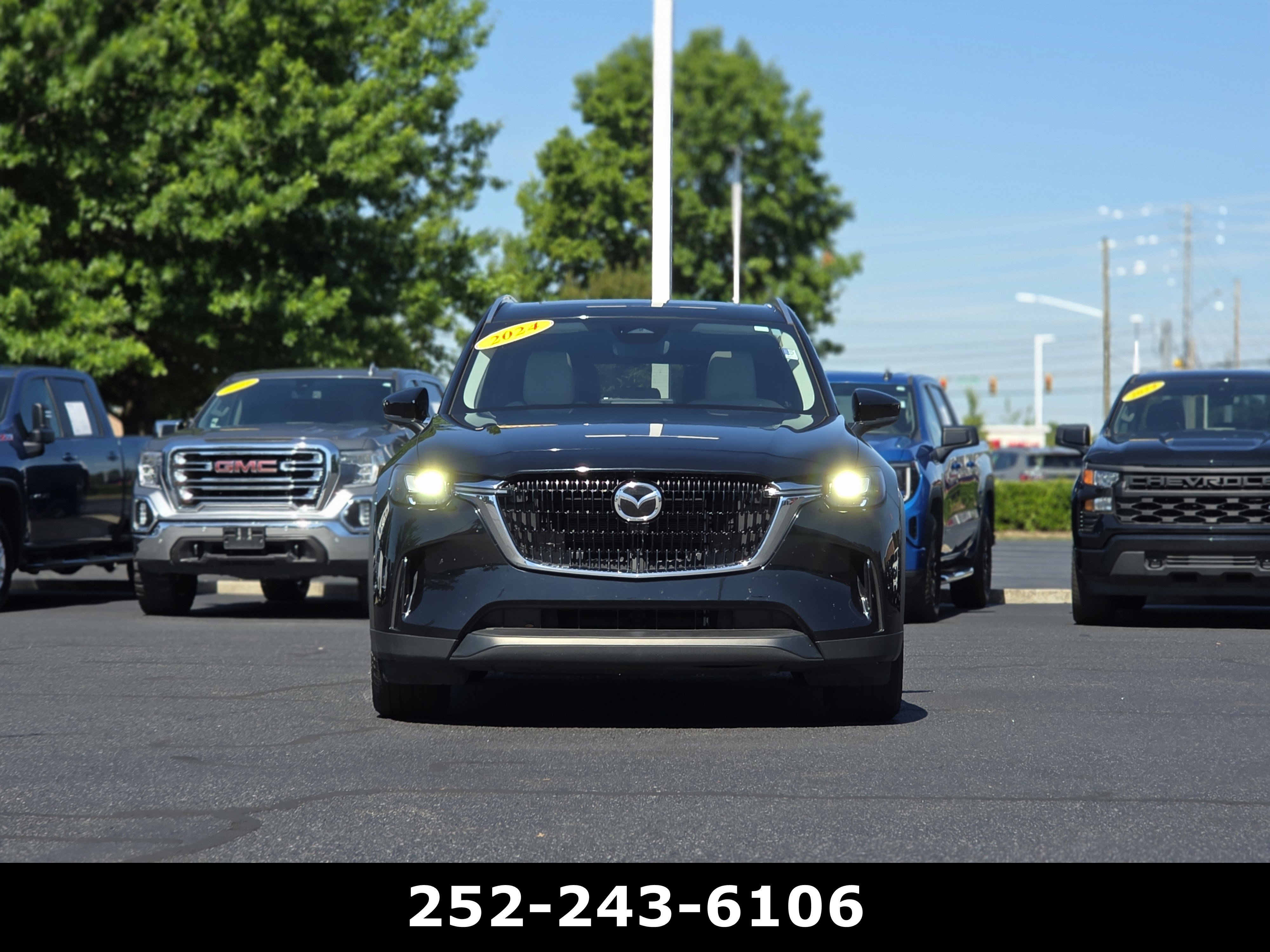 Used 2024 Jet Black Mica Mazda Preferred image 2