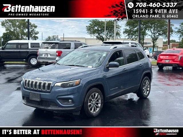 Certified Used 2020 Blue Jeep Latitude Plus image 1
