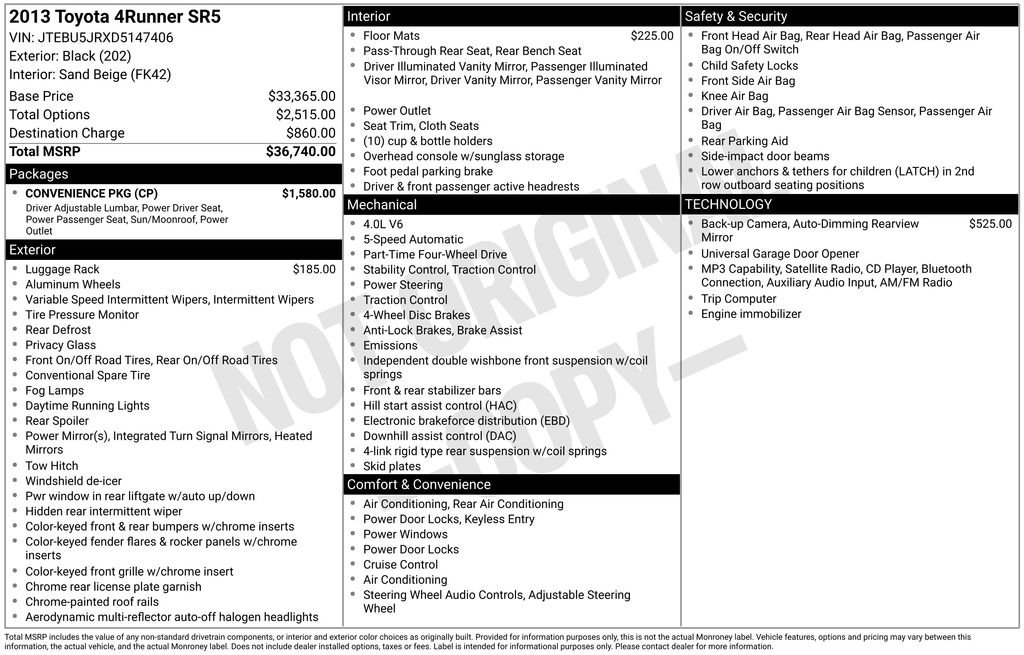 Used 2013 Black Toyota SR5 image 6