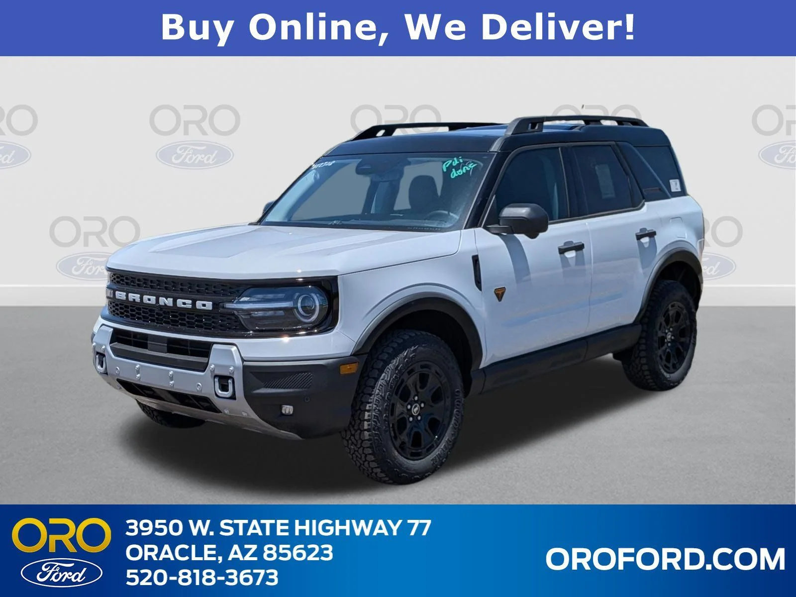 New 2026 Oxford White Ford Badlands® image 1