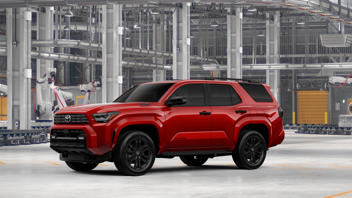 New 2026 Supersonic Red Toyota Platinum image 2