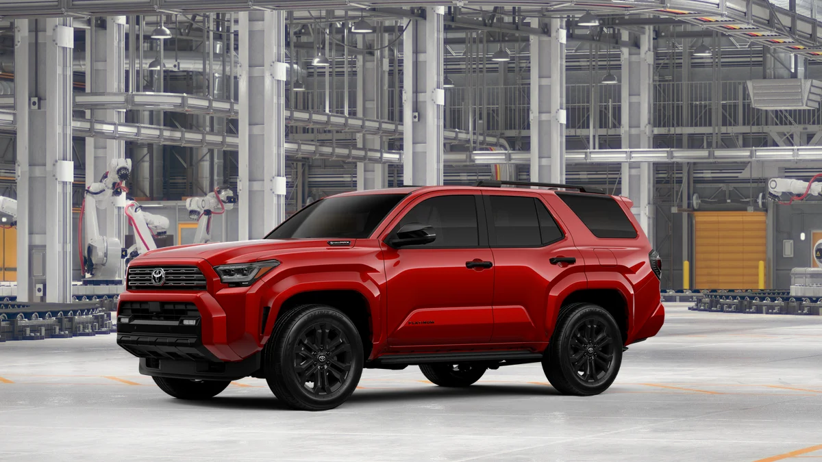 New 2026 Supersonic Red Toyota Platinum image 2