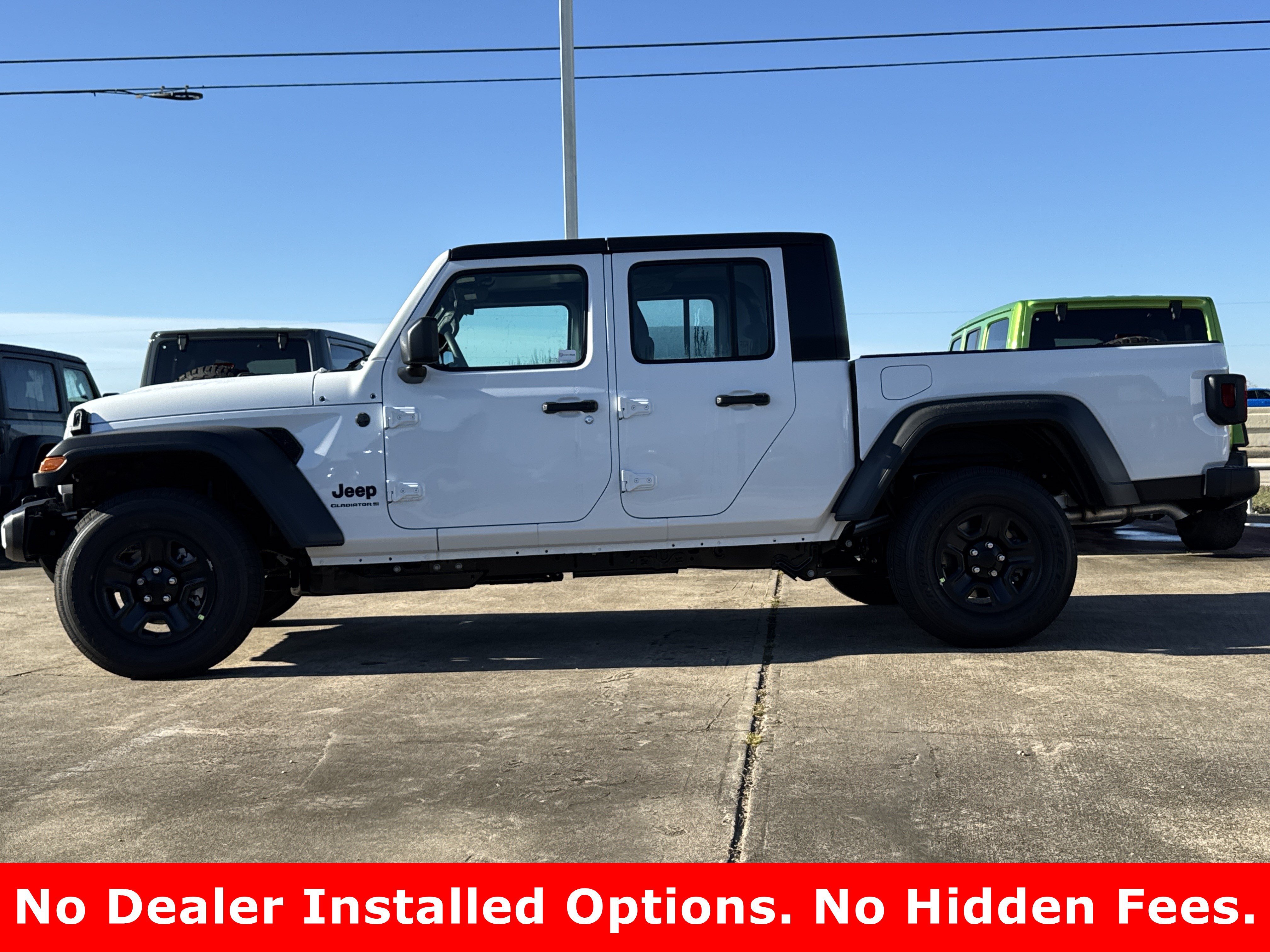 New 2026 Bright White Clear-Coat Exterior Paint Jeep Sport image 7