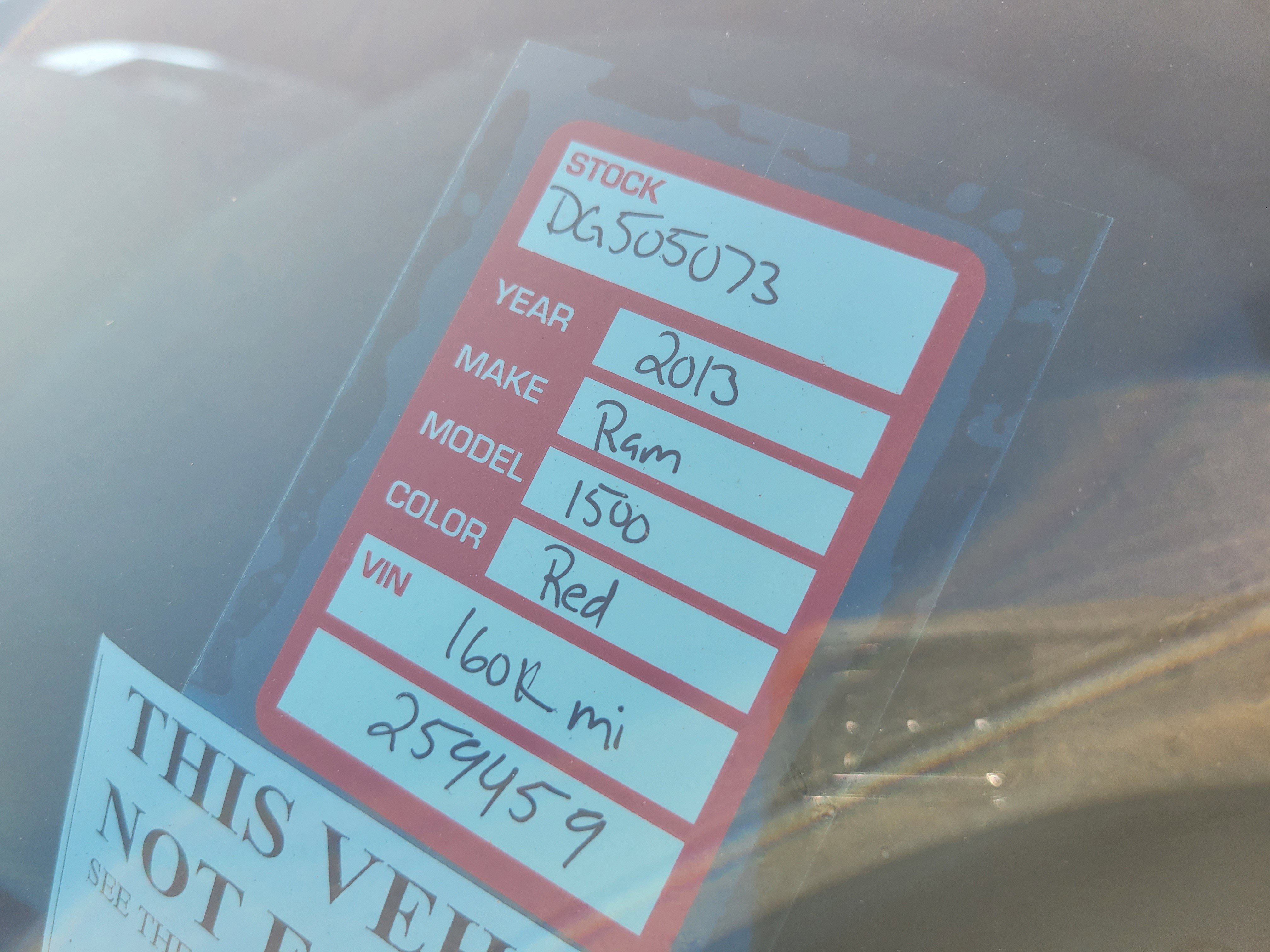 Used 2013 Flame Red Ram Tradesman image 10