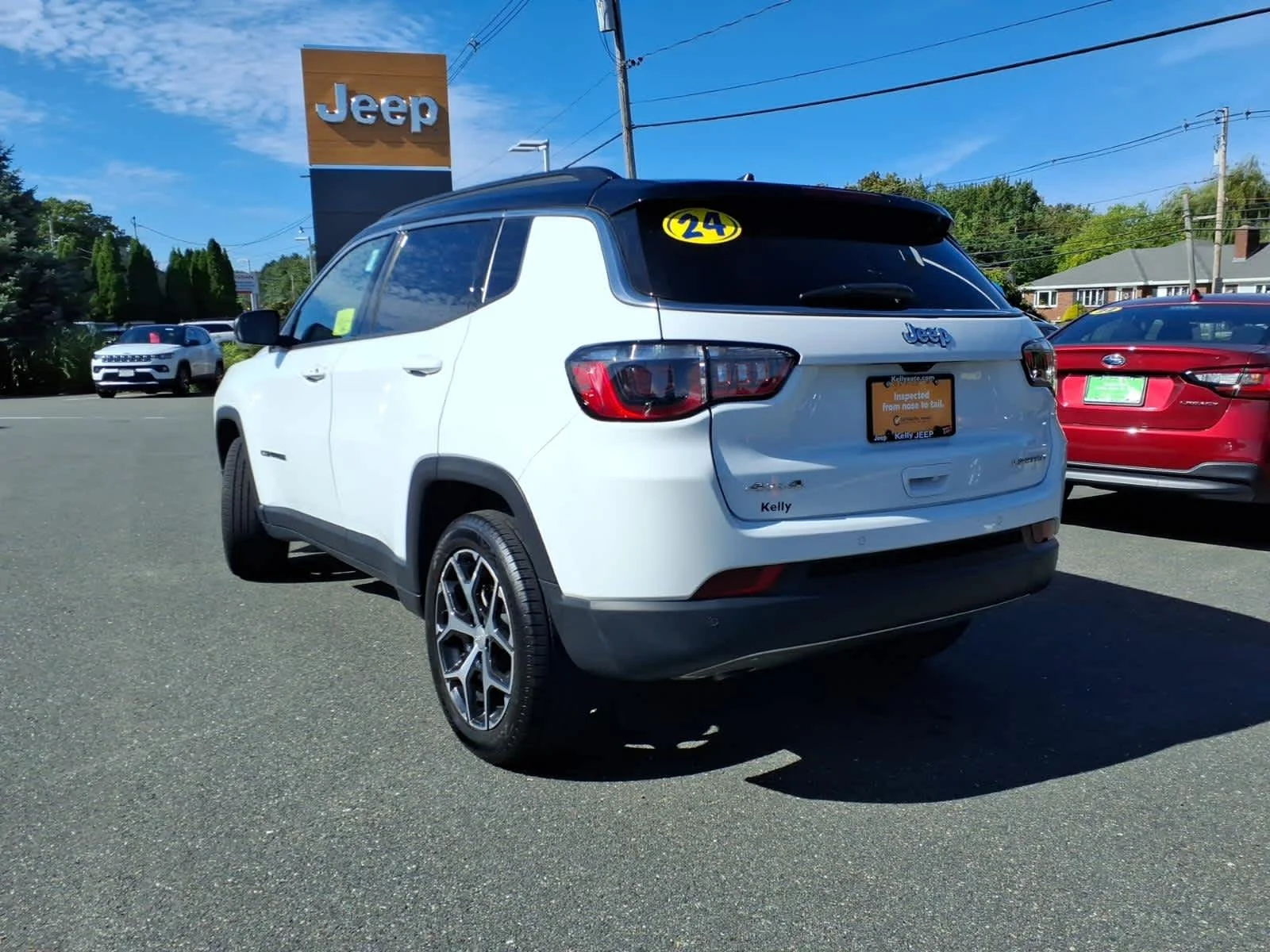 Certified Used 2024 Bright White Clearcoat Jeep Limited image 11