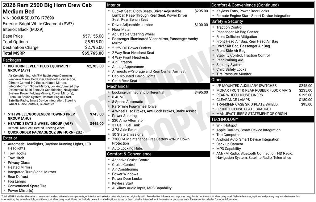 2026 RAM 2500 Big Horn - Photo 32