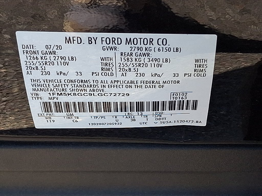 Certified Used 2020 Black Metallic Ford ST image 32