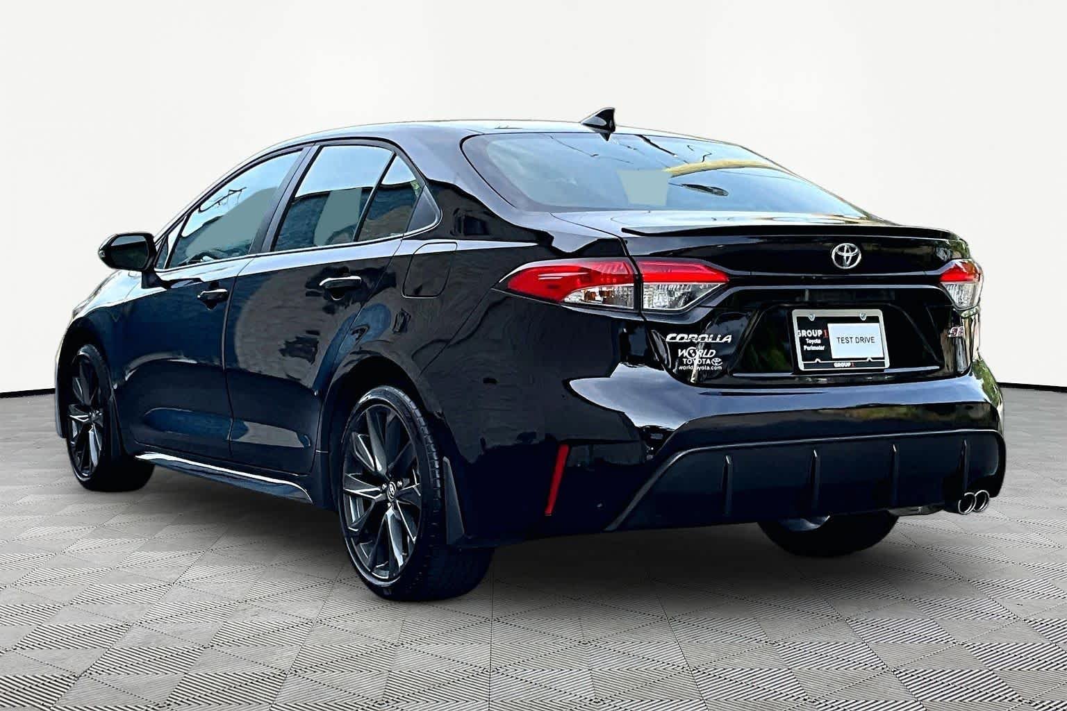 Used 2025 Midnight Black Metallic Toyota SE image 12