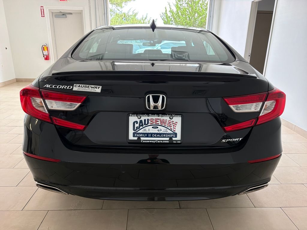 Certified Used 2022 Crystal Black Pearl Honda Sport image 6